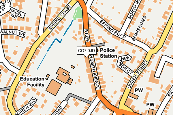 Map of F.B.MOTORS LIMITED at local scale