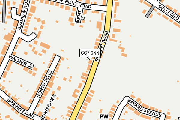 CO7 0NN map - OS OpenMap – Local (Ordnance Survey)