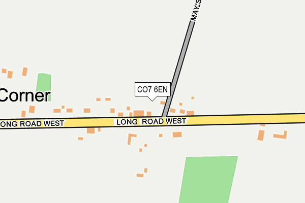 CO7 6EN map - OS OpenMap – Local (Ordnance Survey)