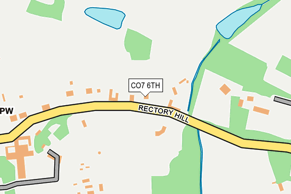 CO7 6TH map - OS OpenMap – Local (Ordnance Survey)