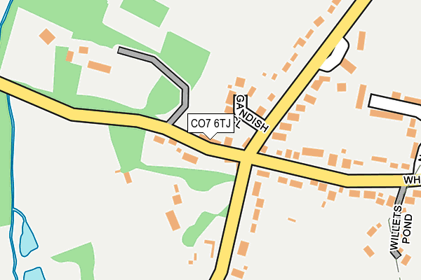 CO7 6TJ map - OS OpenMap – Local (Ordnance Survey)