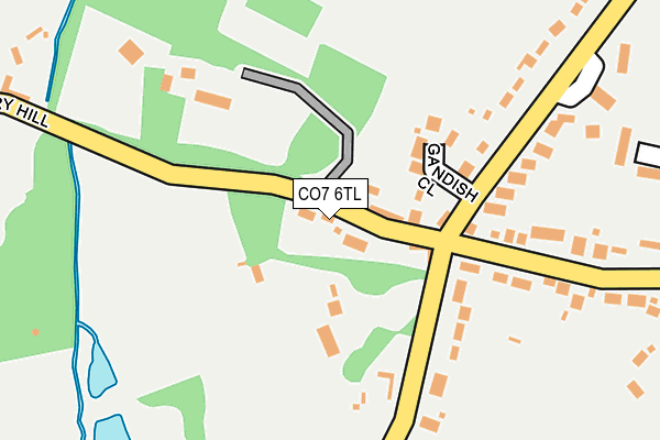 CO7 6TL map - OS OpenMap – Local (Ordnance Survey)