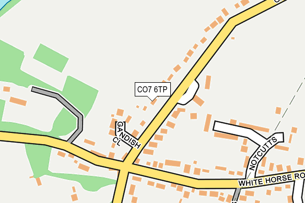 CO7 6TP map - OS OpenMap – Local (Ordnance Survey)