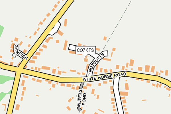 CO7 6TS map - OS OpenMap – Local (Ordnance Survey)
