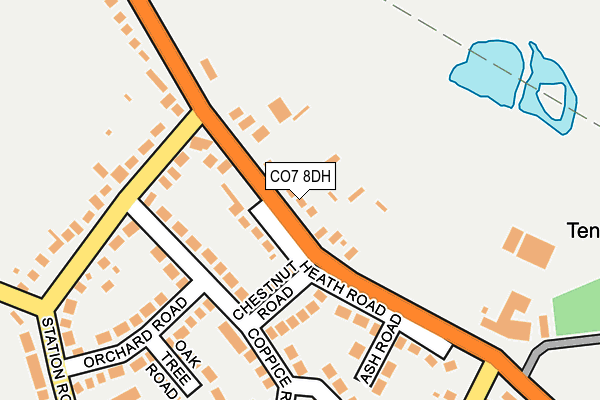 CO7 8DH map - OS OpenMap – Local (Ordnance Survey)