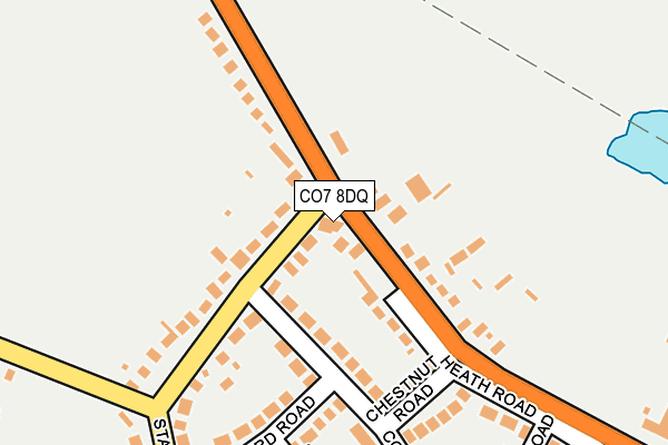 CO7 8DQ map - OS OpenMap – Local (Ordnance Survey)