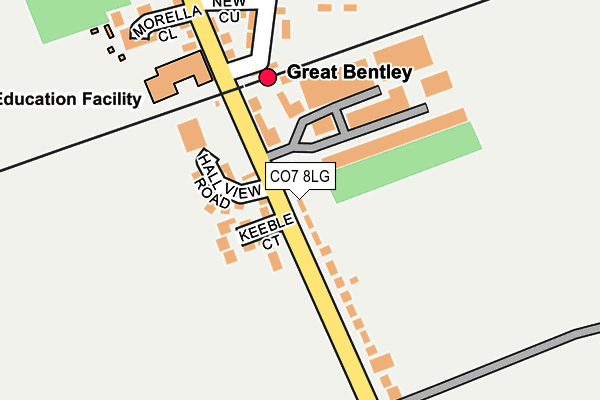 Map of BENTLEY AUTO & TYRE CENTRE LTD at local scale