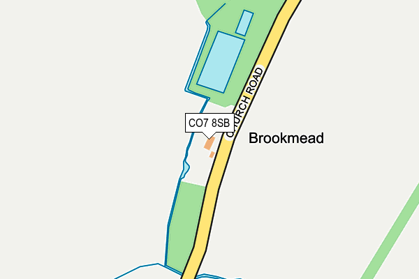 CO7 8SB map - OS OpenMap – Local (Ordnance Survey)