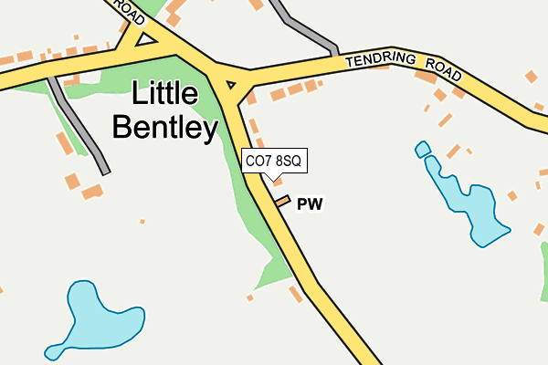 CO7 8SQ map - OS OpenMap – Local (Ordnance Survey)