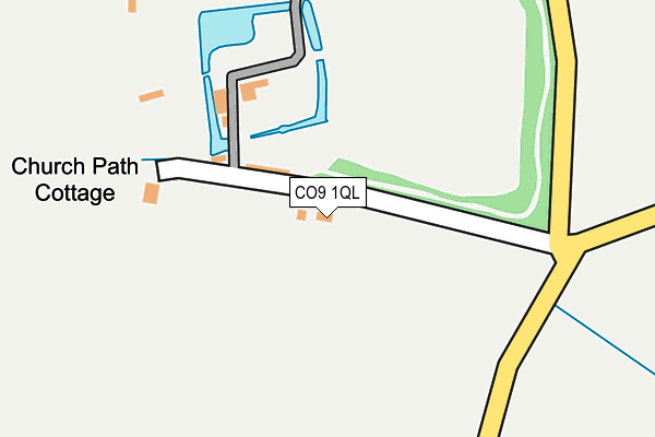CO9 1QL map - OS OpenMap – Local (Ordnance Survey)