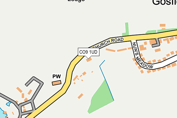 Map of SPORTGROVE LIMITED at local scale