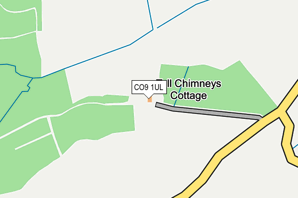 CO9 1UL map - OS OpenMap – Local (Ordnance Survey)