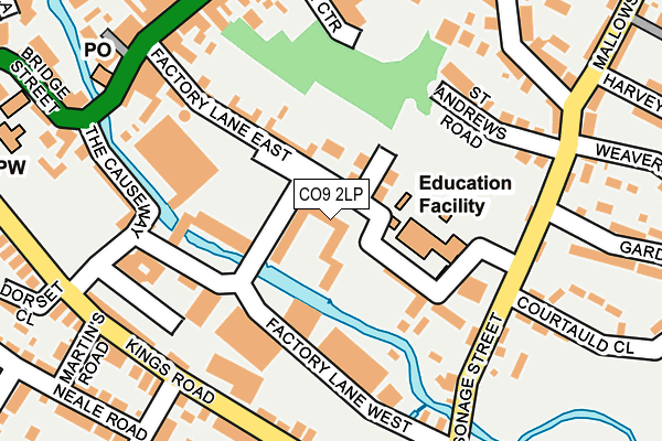 CO9 2LP map - OS OpenMap – Local (Ordnance Survey)