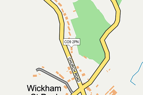 CO9 2PN map - OS OpenMap – Local (Ordnance Survey)