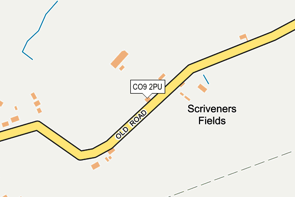 CO9 2PU map - OS OpenMap – Local (Ordnance Survey)