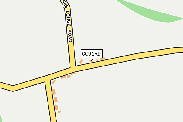 CO9 2RD map - OS OpenMap – Local (Ordnance Survey)