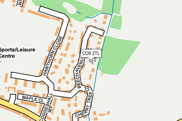 CO9 2TL map - OS OpenMap – Local (Ordnance Survey)