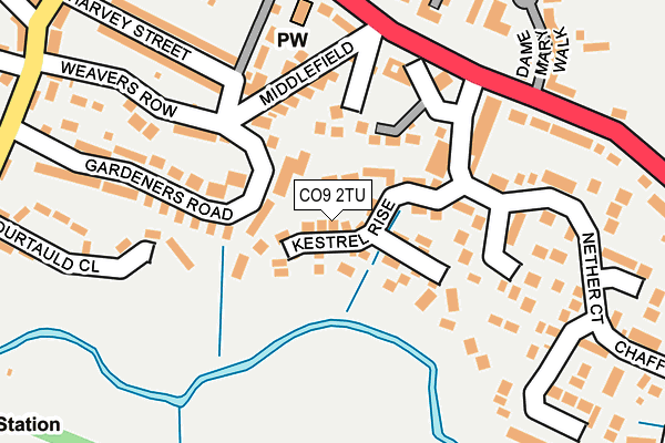 CO9 2TU map - OS OpenMap – Local (Ordnance Survey)