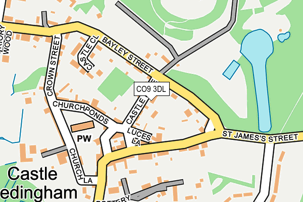 CO9 3DL map - OS OpenMap – Local (Ordnance Survey)