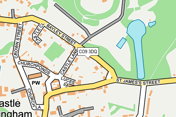 CO9 3DQ map - OS OpenMap – Local (Ordnance Survey)