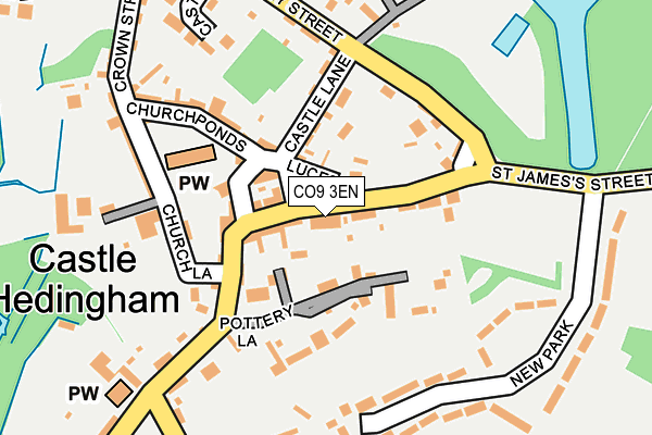 CO9 3EN map - OS OpenMap – Local (Ordnance Survey)