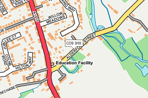 Map of YELLOW HOUSE ALTERNATIVE EDUCATION LIMITED at local scale