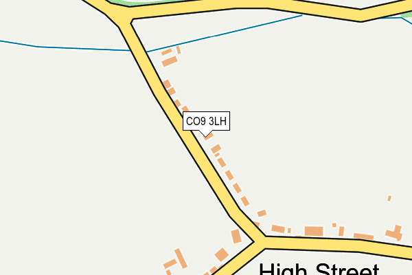 CO9 3LH map - OS OpenMap – Local (Ordnance Survey)