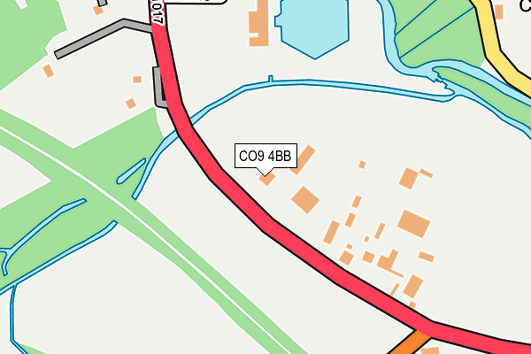CO9 4BB map - OS OpenMap – Local (Ordnance Survey)