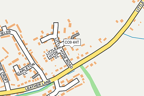 CO9 4HT map - OS OpenMap – Local (Ordnance Survey)