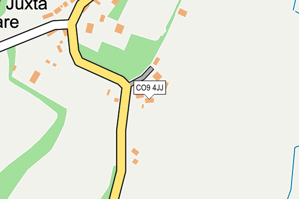 CO9 4JJ map - OS OpenMap – Local (Ordnance Survey)