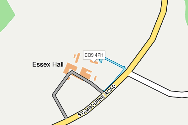 CO9 4PH map - OS OpenMap – Local (Ordnance Survey)