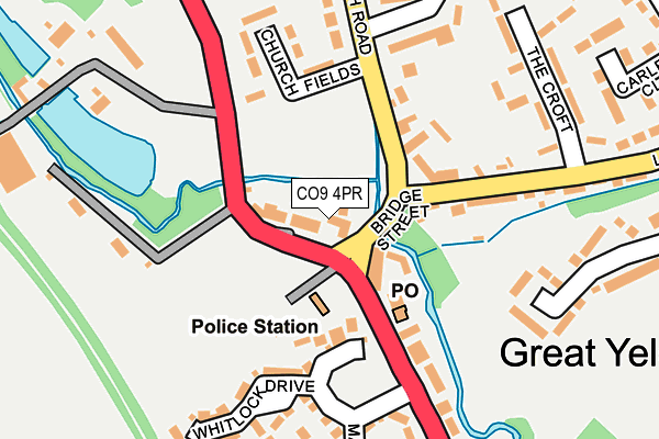 CO9 4PR map - OS OpenMap – Local (Ordnance Survey)