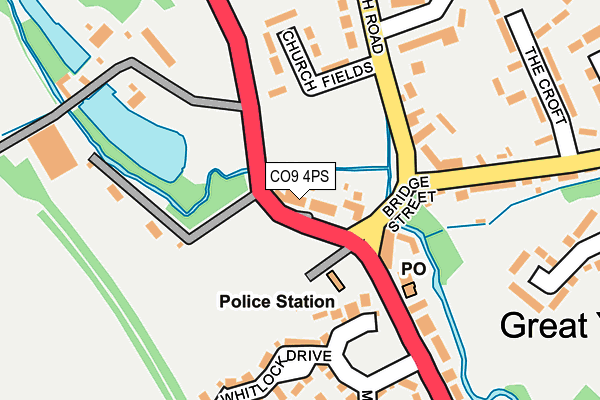 CO9 4PS map - OS OpenMap – Local (Ordnance Survey)