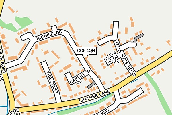 CO9 4QH map - OS OpenMap – Local (Ordnance Survey)