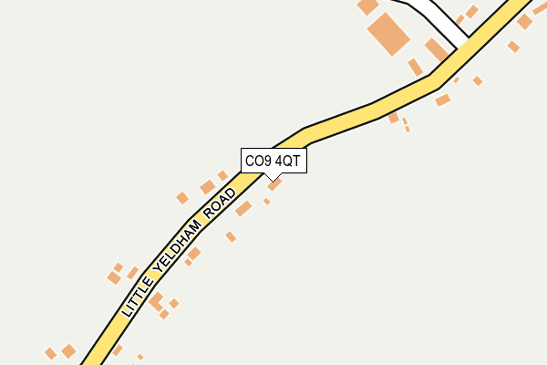 CO9 4QT map - OS OpenMap – Local (Ordnance Survey)