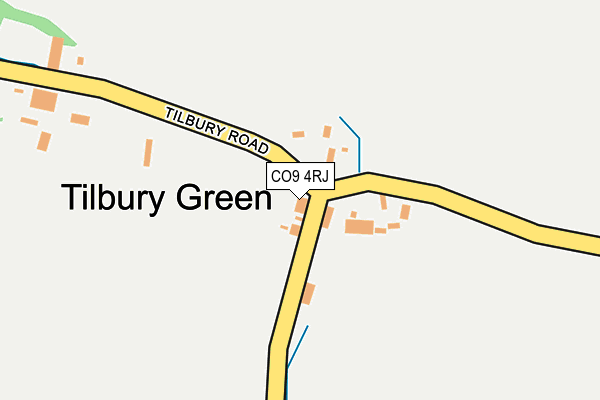 CO9 4RJ map - OS OpenMap – Local (Ordnance Survey)