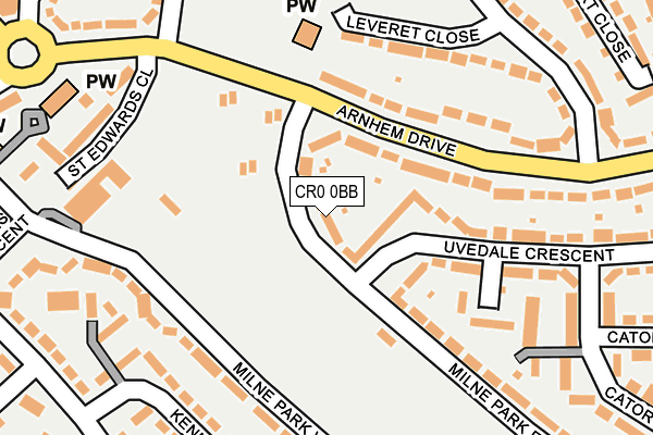 CR0 0BB map - OS OpenMap – Local (Ordnance Survey)