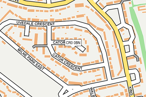 CR0 0BN map - OS OpenMap – Local (Ordnance Survey)