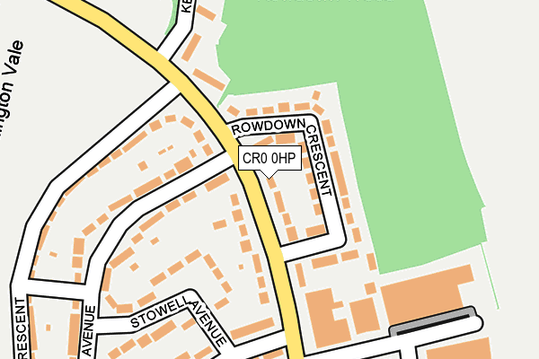 CR0 0HP map - OS OpenMap – Local (Ordnance Survey)