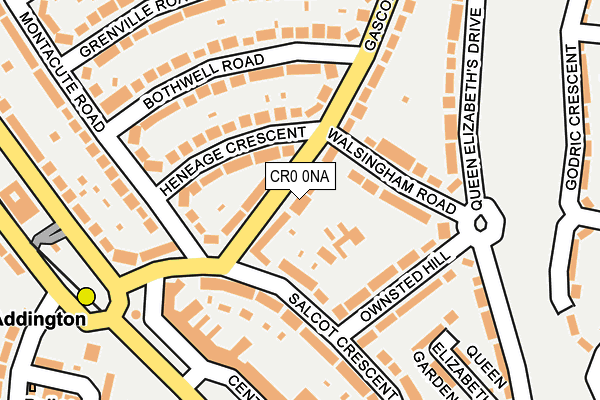CR0 0NA map - OS OpenMap – Local (Ordnance Survey)
