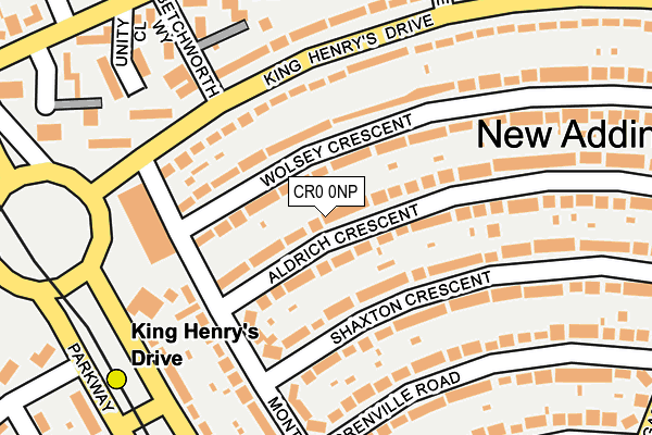 CR0 0NP map - OS OpenMap – Local (Ordnance Survey)