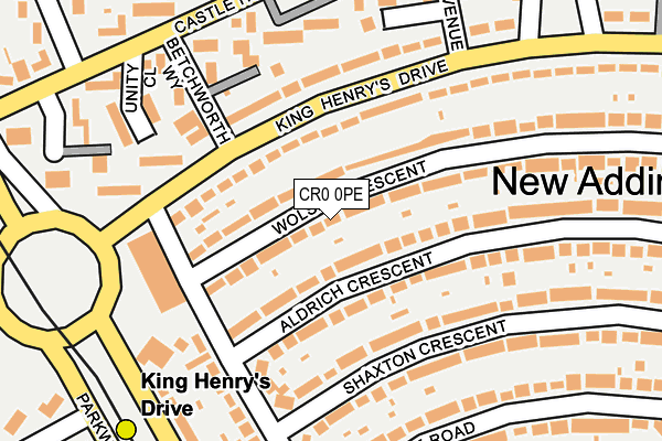 CR0 0PE map - OS OpenMap – Local (Ordnance Survey)