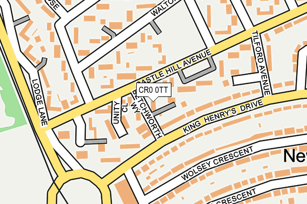 CR0 0TT map - OS OpenMap – Local (Ordnance Survey)