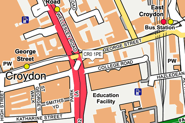 Map of ANGEL GEORGE STREET LIMITED at local scale