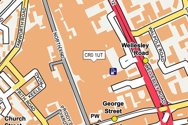 CR0 1UT map - OS OpenMap – Local (Ordnance Survey)