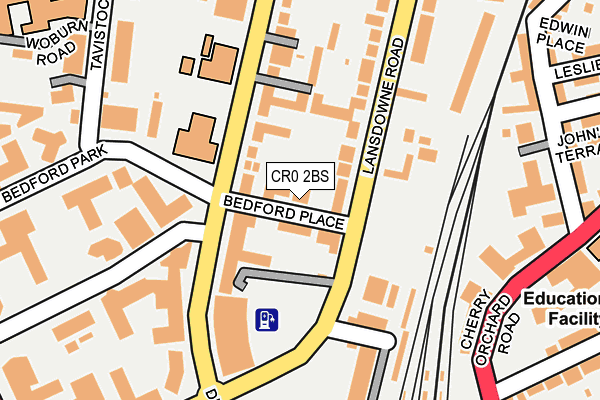 CR0 2BS map - OS OpenMap – Local (Ordnance Survey)