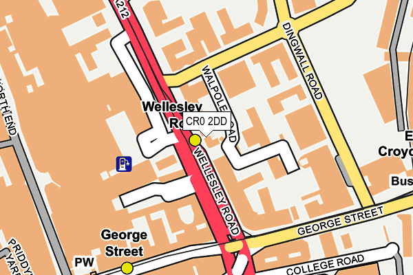 CR0 2DD map - OS OpenMap – Local (Ordnance Survey)