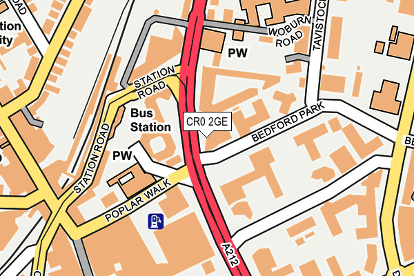 CR0 2GE map - OS OpenMap – Local (Ordnance Survey)