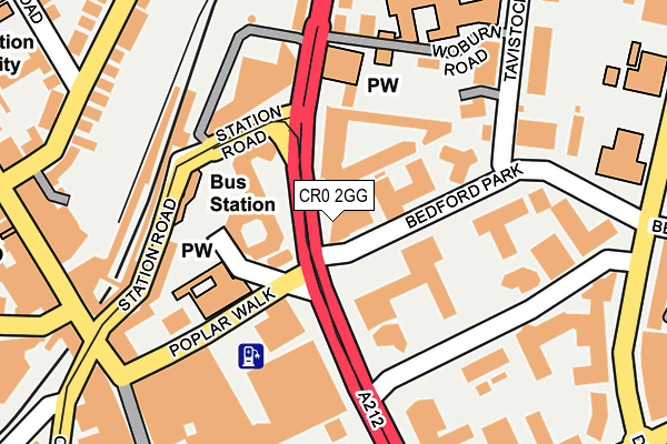 CR0 2GG map - OS OpenMap – Local (Ordnance Survey)