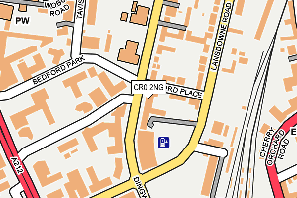 CR0 2NG map - OS OpenMap – Local (Ordnance Survey)